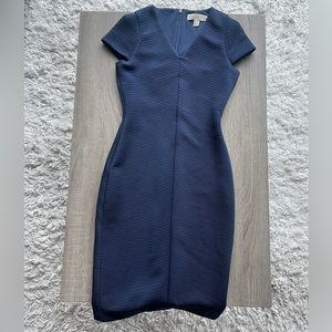 Michael Kors Ribbed Sheath Work/Business Dress